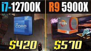 i7-12700K vs. Ryzen 9 5900X | RTX 3090 | Windows 11