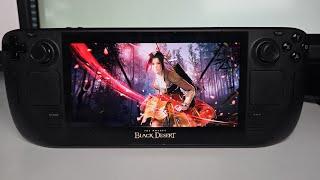 Black Desert Online Remastered on Steam Deck OLED