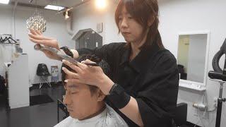 ASMR  Excellent haircuts, shaving, and head SPA by the men's exclusive salon