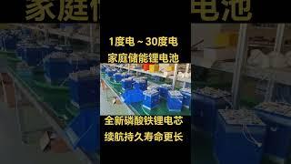 还在为停电烦恼？1度电 - 30度电家庭储能锂电池来解决！采用全新磷酸铁锂电芯，为你带来超持久续航体验，轻松满足全家各类电器用电需求。而且，它的使用寿命更长，一次投入，长久受益。