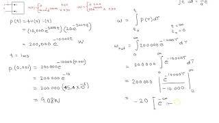 Ideal basic circuit element - Example 4 Power and Energy (Easy Example)