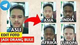 Cara Edit Foto Wajah Menjadi Orang Bule Di Telegram || Viral Tiktok || Tutorial Android || Pix2Mix