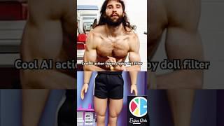 #cool #ai #action #figure #baby #doll #filter #trend #viral #fitness #gym #muscle #big #chest #legs