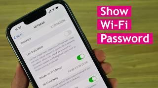 How to show Wi-Fi password in mobile