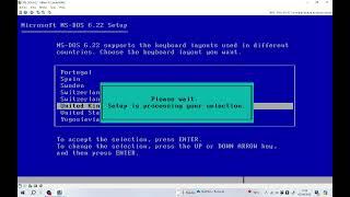 How to install MS-DOS 6.22 with CD-ROM driver in 86Box