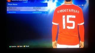 How to create mkhitarian on pes 2016