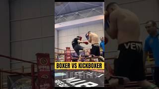 Boxer VS Kickboxer  #boxing #boxer #mma #kicksboxing #martailarts #usa