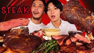 ASMR A5 WAGYU + TOMAHAWK STEAK + BEEF STRIP0LOIN + CHEESE SAUCE  FT. 霍哥 Jeffrey Fok | MAR ASMR