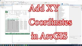 Add XY Coordinates in ArcGIS