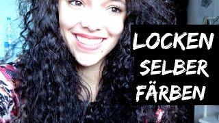 lockige Haare einfach selber färben !   |Locken tönen