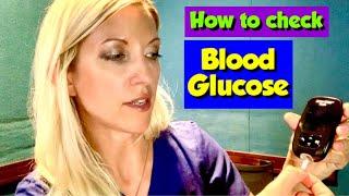 Blood Glucose Level Check with a Glucometer | Nursing Skill Tutorial