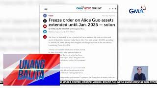 Alice Guo, nakapag-withdraw ng malaking halaga bago na-freeze ang kaniyang bank... | Unang Balita