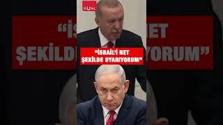 Cumhurbaşkanı Erdoğan: "İsrail'i net şekilde uyarıyorum" #shorts #erdoğan #israil