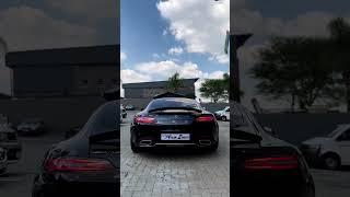 Mercedes Benz GTS epic exhaust sound better than Supra? #downpipe