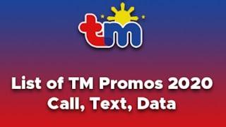 HOW TO REGISTER TM CALL AND TEXTS + INTERNET PROMO