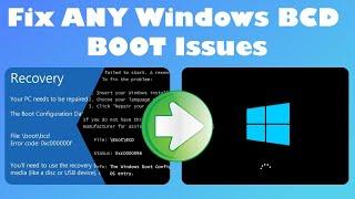 Failure When Attempting to Copy Boot Files - Windows BCDBOOT Error FIXED in GPT UEFI MBR BIOS PCs