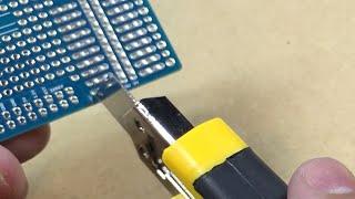 Quick Tip: Cutting PCB Traces wth a Razor Blade #0038