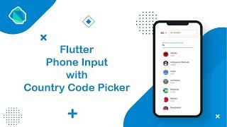 Flutter Phone Input with Country Code Picker