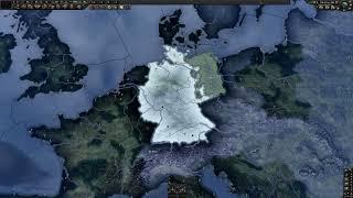 West Germany vs East Germany (hoi4 timelapse)