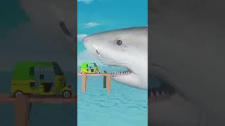 OHIO Cars Vs Shark Part 73 BeamNG.Drive | #beamngdrive #skidibitoilet