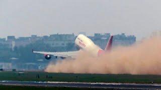 Air India Boeing 747 last Flight with Wing Wave | Farewell to the Queen of Skies | Boeing 747