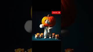 pumkin cat dance #shorts #kitty #cute #viralshorts (@ masti express 25)