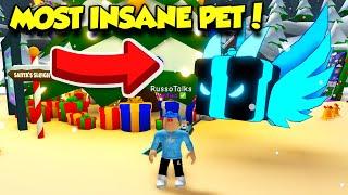 I FINALLY UNLOCKED THE RAREST PET IN BUBBLE GUM SIMULATOR CHRISTMAS WORLD!! (Roblox)