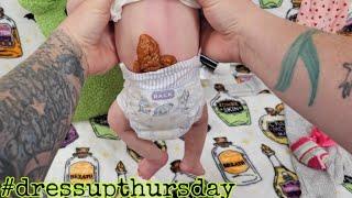 Huge Diaper Blowout!! Poop Explosion for silicone baby doll| nlovewithreborns2011