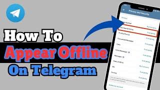 How To Appear Offline On Telegram (EASY 2024)