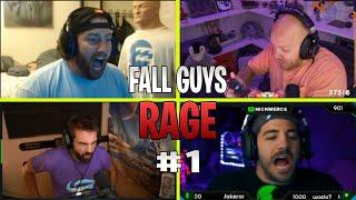 Fall Guys Streamers Ultimate Mega RAGE Compilation #1