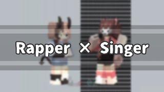 Rapper × Singer || Free Template For Prisma 3d || Minecraft Animation