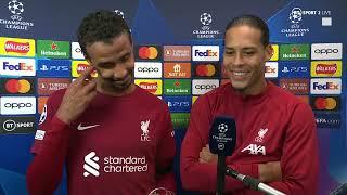 Watch Joël Matip's HILARIOUS Reaction To Finding Out The Date Of His Last Champions League Goal 