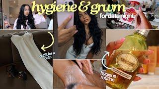 My 1hr Hygiene & GRWM for a date night! shower, armpits, oral hygiene, makeup, fragrance..