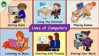 Uses of computer for kids, Basics of Computer, What is computer, Computer for kids-Grade 1, Computer