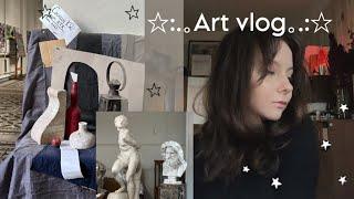 ⌒｡.art vlog.｡⌒ графический дизайн 2 курс||академия Штиглица