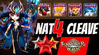 Classic NAT4 Cleave Team with Bastet in G2 Summoners War RTA