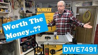 NEW Shop Addition - DeWalt DWE7491 Portable Table Saw