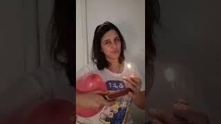 Ooops! that balloon survive for another video 
