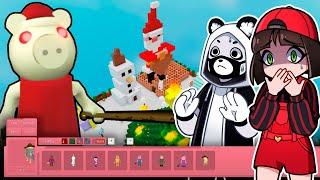 Зимняя карта ПИГГИ? Побег от САНТЫ Piggy в Roblox