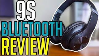9S Bluetooth Headphones REVIEW from PRTUKYT - BEST Budget Wireless Earphones for Music!