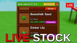 Live  | GROW A GARDEN STOCK, EGGS, WEATHER AND SEEDS 24/7!
