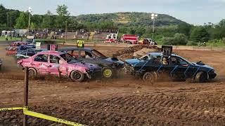 Carbon County Junk Car Race Heat 1 8-9-23