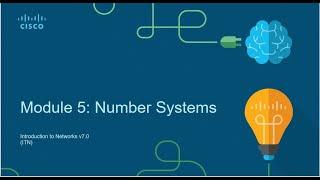 Module 5 -  Number Systems - INTRODUCTION TO NETWORKS -CCNA 1