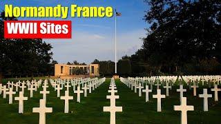 Normandy France | World War II sites | Omaha Beach, American Cemetery, Point du Hoc | D-Day