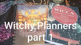 Witchy Planners Pt 1The Flickering Cauldron Moon Diary 2022 ~ Full Review and flip through