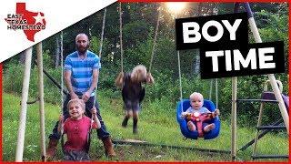 Spending Time With My Boys On The Homestead | East Texas Homestead Vlog 006 | #EastTexasHomestead