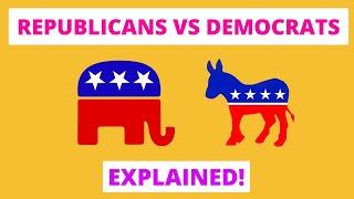 Democrats vs Republicans Explained In 5 Minutes! | USA 2024 Elections Explained