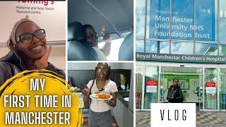 PhD Vlog #3 : My FIRST TIME In Manchester | Visiting my Supervisor | Meeting a friend | Exploring ️