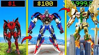 GTA 5 : $1 TRANSFORMERS to $1,000,000,000 GOLDEN TRANSFORMERS in GTA 5!