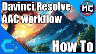 How to Work with AAC on Linux With Davinci Resolve | CachyOS | Gnome 46 |